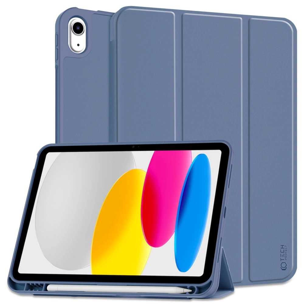 Apple iPad (2022) 10.9" (A2757 A2696) 10 gen. Tech-Protect SC Pen Protective Cover Case, Blue | Planšetes Vāciņš...