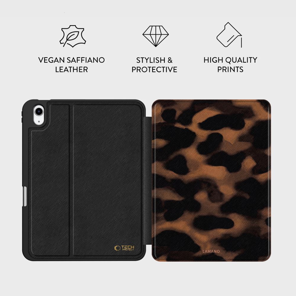 Tech-Protect Lamano maciņš iPad 10.9” 10 / 2022 / 11” 11 / 2025 – brūns un melns | Phone Case Cover (3)