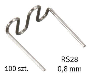 Plastmasas metināšanas skavas 100 | Plastic welding clips