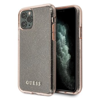 Apple iPhone 11 Pro Max 6.5'' Guess Glitter Case Cover (GUHCN65PCGLPI), Pink | Telefona Maciņš Vāks Apvalks Bampers