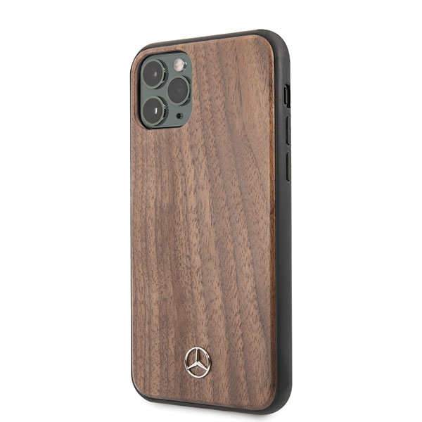 Mercedes MEHCN65VWOLB iPhone 11 Pro Max hard case brown Wood Line Walnut (0)