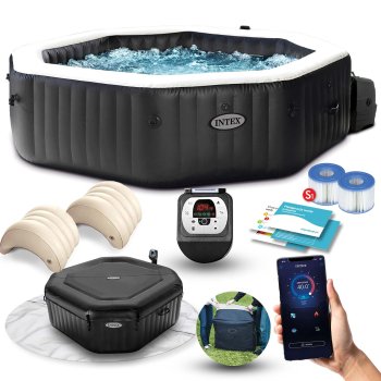 Piepūšamais SPA ar hidromasāžu 6 personām, Intex 28462