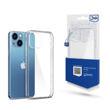 Apple iPhone 13 mini 5.4'' 3MK Clear Case Cover, Transparent | Caurspīdīgs Silikona Vāciņš Maciņš Apvalks Bampers