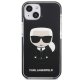 Apple iPhone 13 mini 5.4\" Karl Lagerfeld Iconik Karl Case Cover (KLHCP13STPEIKK), Black | Telefona Maciņš Vāks...