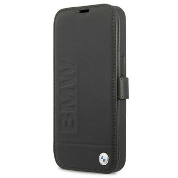 Apple iPhone 13 mini 5.4'' BMW Signature Book Case Cover (BMFLBKP13SSLLBK), Black | Telefona Maciņš Vāks Apvalks...
