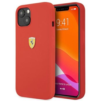 Ferrari iPhone 13 mini vāciņš Silicone Sarkans