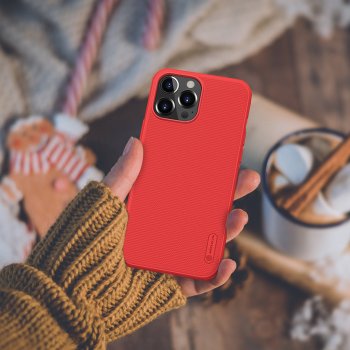 Apple iPhone 13 Pro Max 6.7'' Nillkin Super Frosted Shield Case cover, Red | Vāks Vāciņš Maks Maciņš Apvalks...