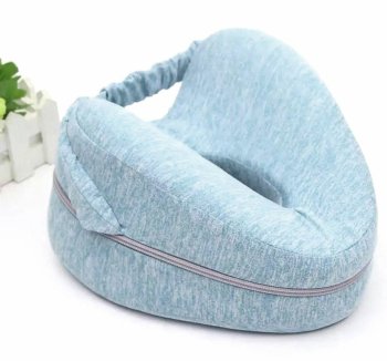 Ergonomiskais Ortopēdiskais Anatomiskais Spilvens Kājām un Ceļgaliem, Zils | Orthopedic Knee Leg Pillow