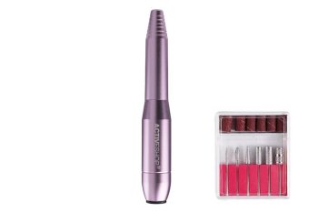 Manikīra un pedikīra aparāts, nagu frēze Mini Pro203 12 W, rozā