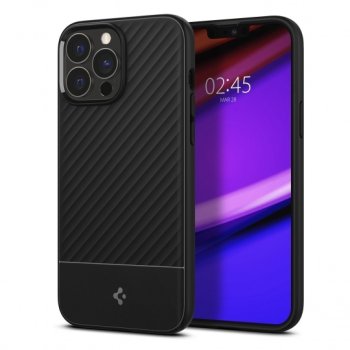 Apple iPhone 13 Pro Max 6.7'' Spigen Core Armor Case Cover, Black | Telefona Maciņš Vāks Apvalks Bampers
