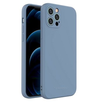 Apple iPhone 13 Pro Max 6.7'' Wozinsky Silicone Color Case Cover, Blue | Silikona Vāciņš Maciņš Apvalks Bampers