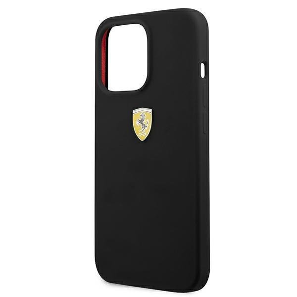 Apple iPhone 13 Pro Max Ferrari Telefona Maciņš Vāciņš Apvalks Bampers, Melns | Silicone Hard Case Cover... (4)