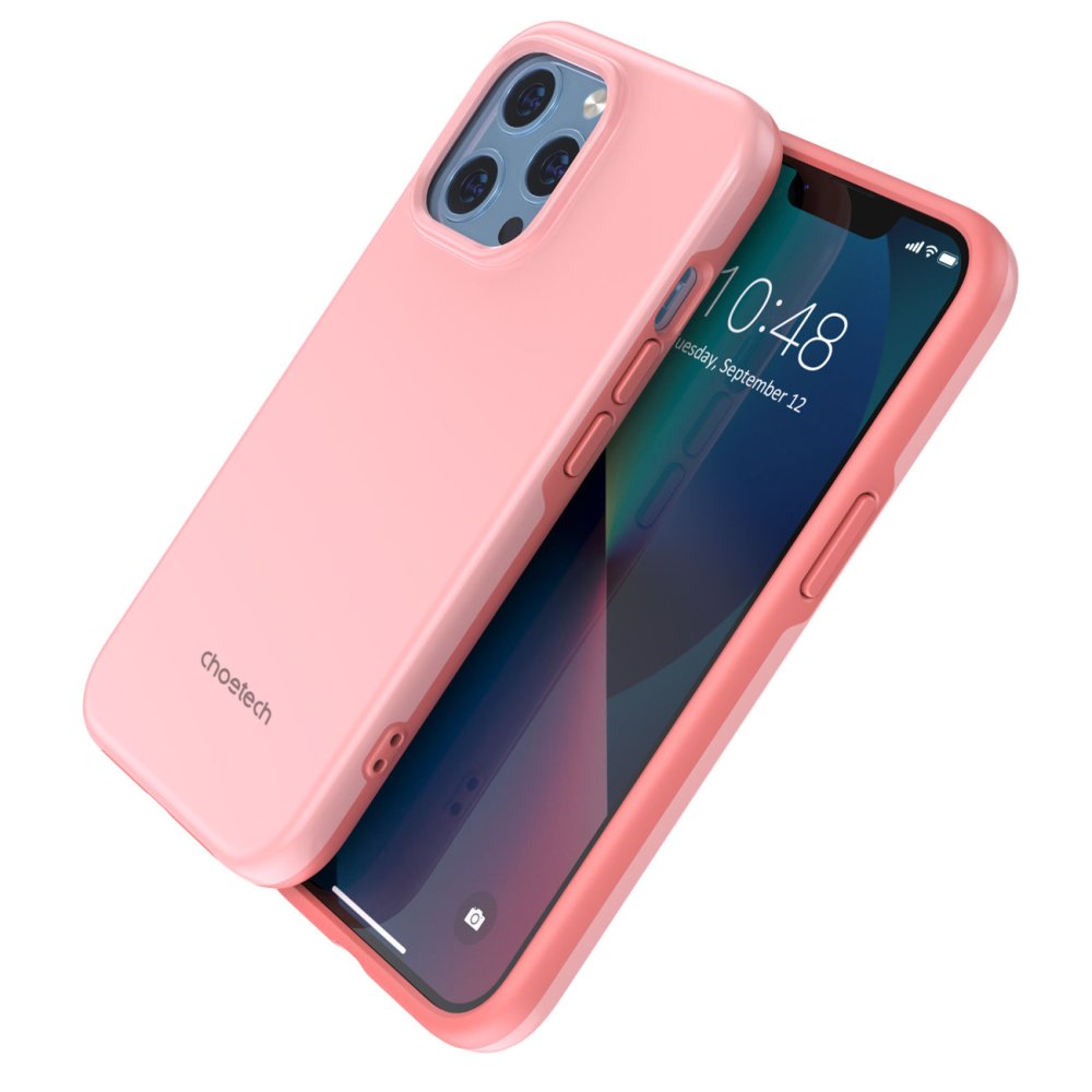 Apple iPhone 13 Pro 6.1'' Choetech MFM Anti-drop Case Cover For MagSafe, Pink | Telefona Vāciņš Maciņš Bampers... (2)