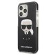 Apple iPhone 13 Pro 6.1\" Karl Lagerfeld Iconik Karl Case Cover (KLHCP13LTPEIKK), Black | Telefona Maciņš Vāks...