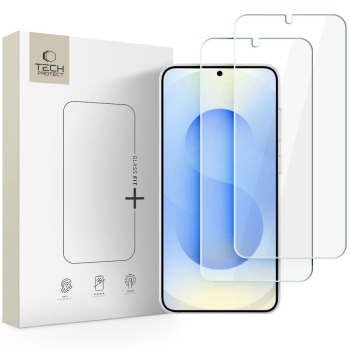 Samsung Galaxy S26 (SM-S942B/DS) Tech-Protect Glass Fit+ Tempered Glass 2x | Ekrāna Aizsargstikls 2 gab.