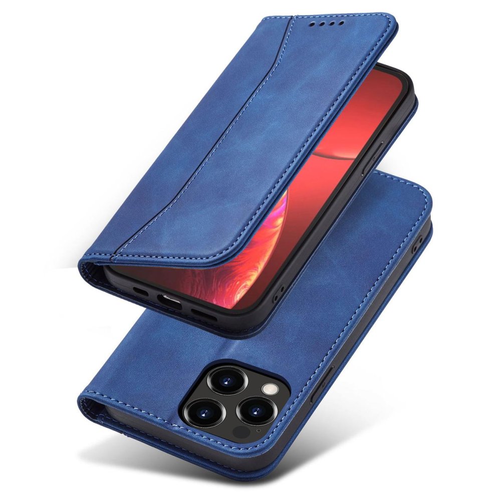 Apple iPhone 13 Pro 6.1'' Magnet Fancy Case Pouch Wallet Book Cover, Blue | Telefona Vāciņš Maciņš Apvalks... (1)