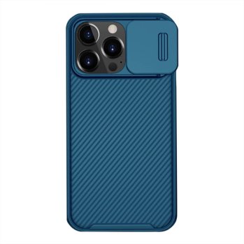 Apple iPhone 13 Pro 6.1'' Nillkin CamShield Pro Case Cover with Camera Protection Shield, Blue | Telefona Vāciņš...