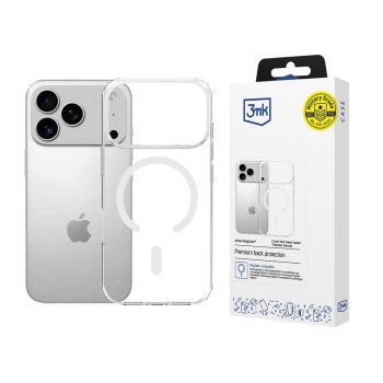 3mk Armor MagCase iPhone 17 Pro telefonam – Caurspīdīgs | Magphone Case Cover - Transparent