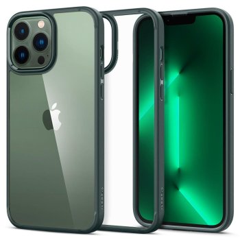 Apple iPhone 13 Pro 6.1'' Spigen Ultra Hybrid Case Cover, Midnight Green | Telefona Vāciņš Maciņš Maks Apvalks...