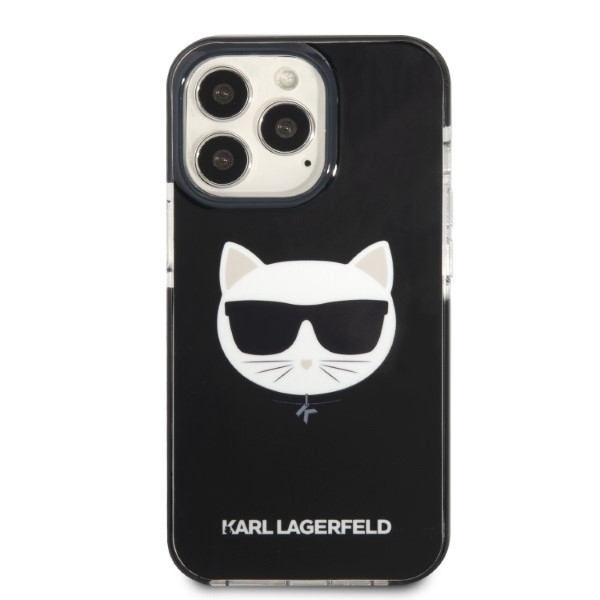 Apple iPhone 13 Pro 6.1" Karl Lagerfeld Choupette Head Case Cover (KLHCP13LTPECK), Black | Telefona Maciņš Vāks... (1)