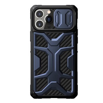 Nillkin Adventurer Case iPhone 13 Pro triecienizturīgs vāciņš ar kameras aizsargu, zils