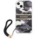 Apple iPhone 13 6.1\'\' Guess Camo Strap Collection Case Cover (GUHCP13MKCABBK), Black | Telefona Maciņš Vāks...