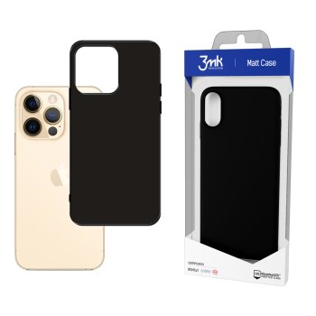Apple iPhone 13 6.1'' 3MK Matt Case Cover, Black | Matēts Telefona Maciņš Vāks Apvalks Bampers