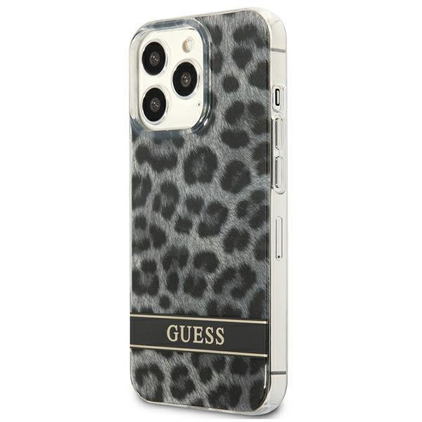 Apple iPhone 13 6.1'' Guess Leopard Case Cover (GUHCP13LHSLEOK), Grey | Telefona Maciņš Vāks Apvalks Bampers (0)