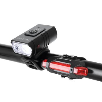 Forever Active BLG-200 Velosipēda Priekšējais un Aizmugurējais LED Lukturis Gaisma USB | Bicycle Front and Rear Light