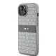 Apple iPhone 15 Plus 6.7\'\' DKNY Leather Mono Stripe Metal Logo Case Cover, Beige | Telefona Vāciņš Maciņš Maks...