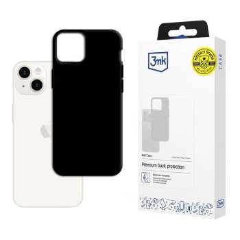 Apple iPhone 15 Plus 6.7'' 3MK Matt Case Cover, Black | Matēts Telefona Maciņš Vāks Apvalks Bampers