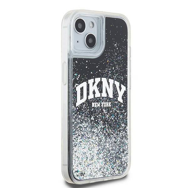 Apple iPhone 15 Plus 6.7'' DKNY Liquid Glitter Big Logo Case Cover, Black | Telefona Vāciņš Maciņš Maks Apvalks... (2)
