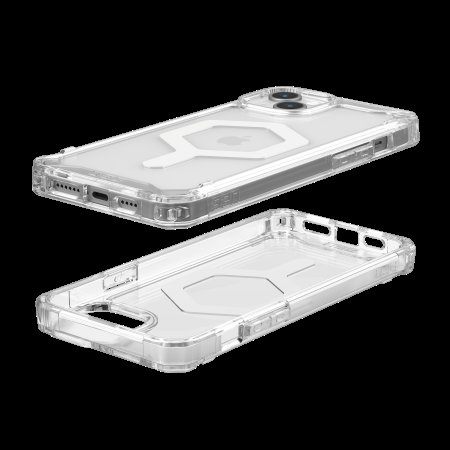 Apple iPhone 15 Plus 6.7'' UAG Plyo MagSafe Hard Case Cover, Transparent and White | Telefona Maciņš Vāciņš... (1)
