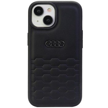 Apple iPhone 15 Plus 6.7'' Audi GT Synthetic Leather Case Cover, Black | Telefona Maciņš Vāks Apvalks Bampers