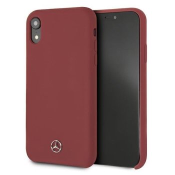 Mercedes MEHCI61SILRE iPhone Xr red hardcase Silicone Line