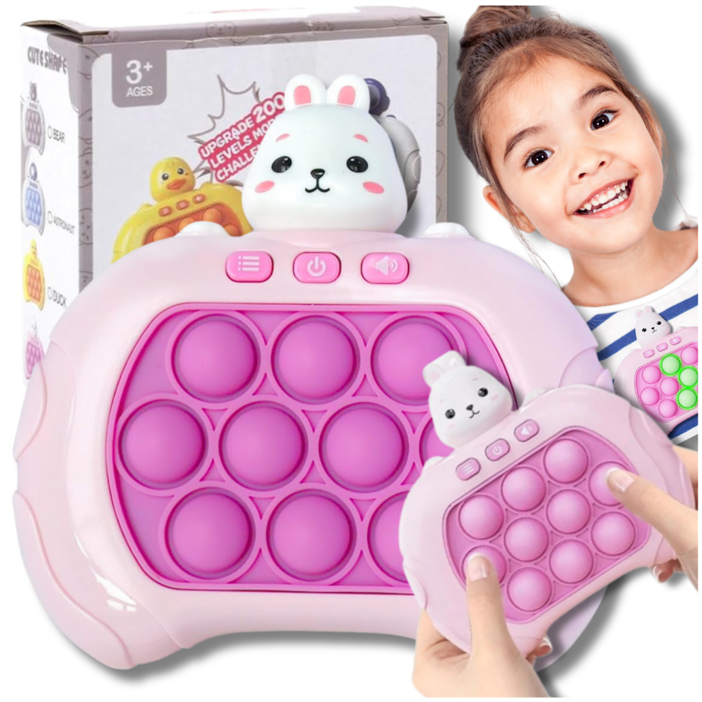 Pop It Anti-stresa elektroniskā arkādes spēle bērniem un pieaugušajiem Trusis | Anti-stress Arcade Game