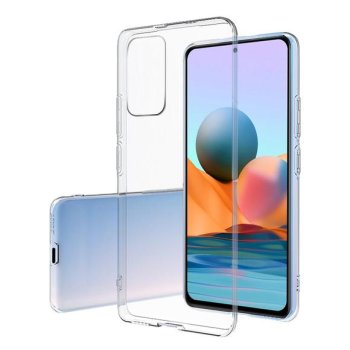Xiaomi Redmi Note 10 Pro Ultraslim TPU Case Cover, Transparent | Caurspīdīgs Silikona Vāciņš Maciņš Apvalks Bampers