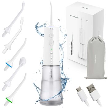 Bezvadu zobu irigators Berdsen BD-210, 5 režīmi, 300 ml