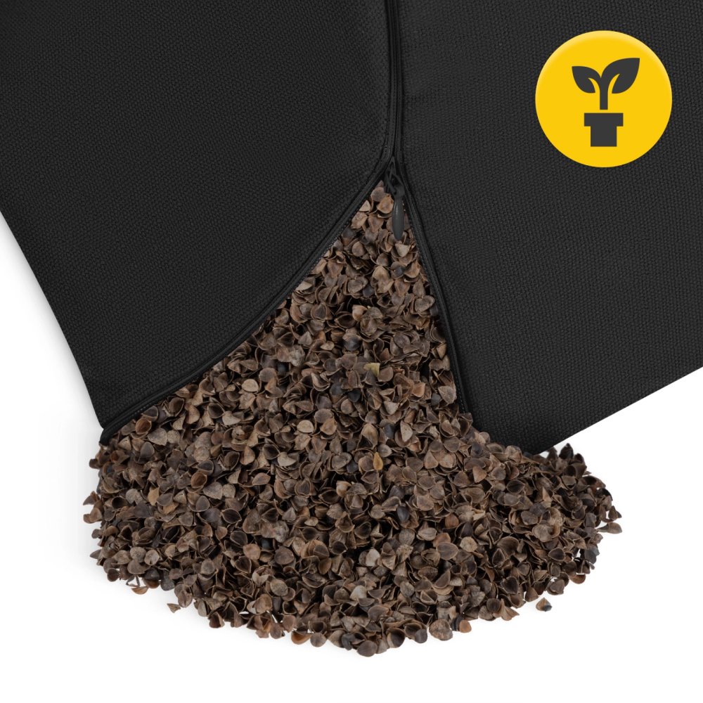 4FIZJO ZAFU meditācijas spilvens jogai, apaļš, melns (2)