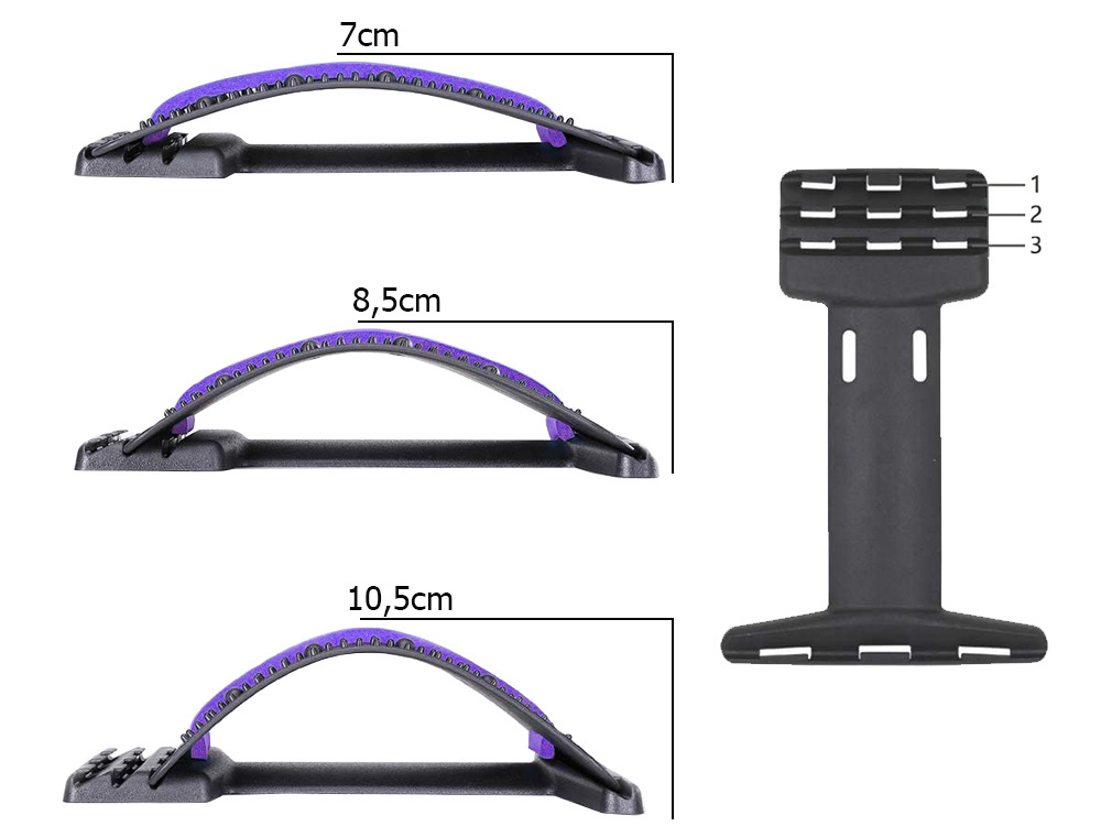 Muguras izstiepšanas un masāžas ierīce Back Massage Magic ar 3 līmeņiem (0)