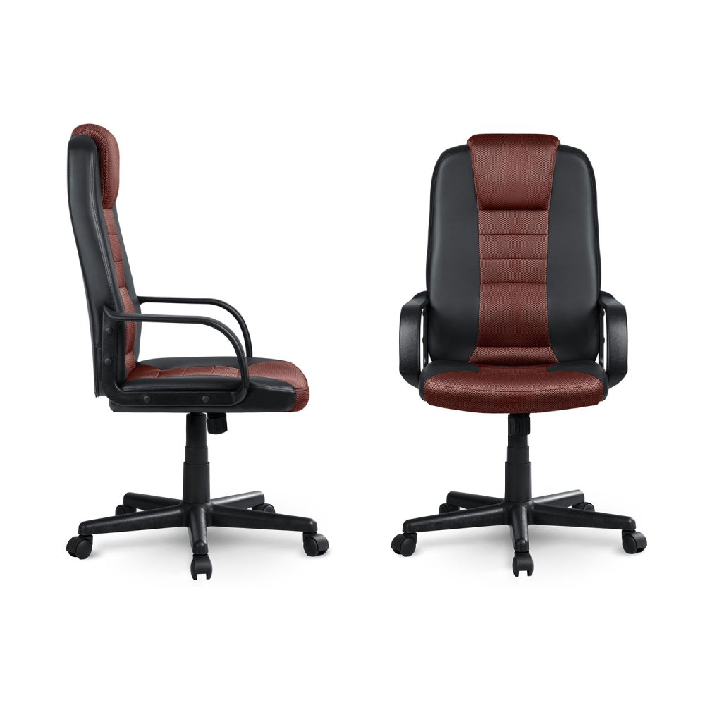 Ergonomisks biroja krēsls Sofotel, grozāms, melns un brūns (1)