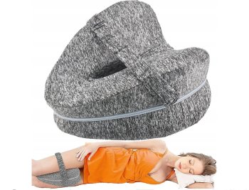 Ergonomiskais Ortopēdiskais Anatomiskais Spilvens Kājām un Ceļgaliem, Pelēks | Orthopedic Knee Leg Pillow