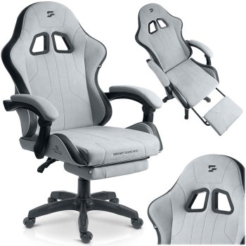 Ergonomisks spēļu krēsls ar kāju balstu Lokar Sofotel