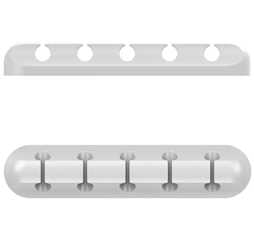Kabeļu organizators balts | Cable organizer white (2)