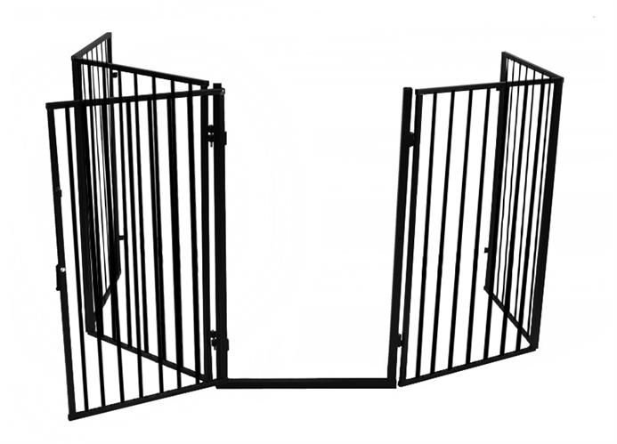 Kamīna Aizsardzība Drošības Žogs Barjera Vārti | Fireplace Fence Guard 5-Panel Baby Safety Gates Protection (1)