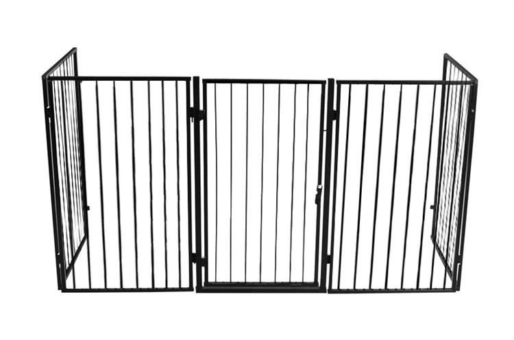 Kamīna Aizsardzība Drošības Žogs Barjera Vārti | Fireplace Fence Guard 5-Panel Baby Safety Gates Protection (4)