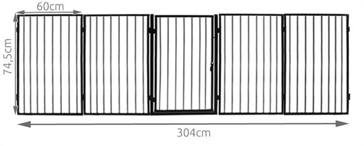 Kamīna Aizsardzība Drošības Žogs Barjera Vārti | Fireplace Fence Guard 5-Panel Baby Safety Gates Protection (5)