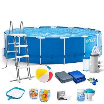 Karkasa baseins Intex 28242, 457 x 122 cm, pilns 17-in-1 komplekts