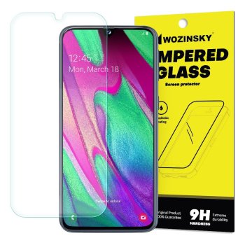 Samsung Galaxy A40 (SM-A405F) - Aizsargstikls (Šaurs līdz Izliekumiem) | Tempered Glass Screen Protector
