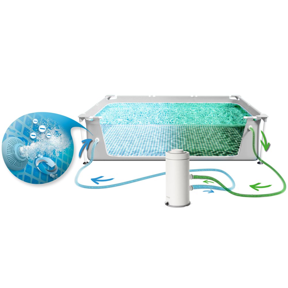 Karkasa baseins Intex Prism Frame 26784, 300 x 175 x 80 cm, komplekts (1)